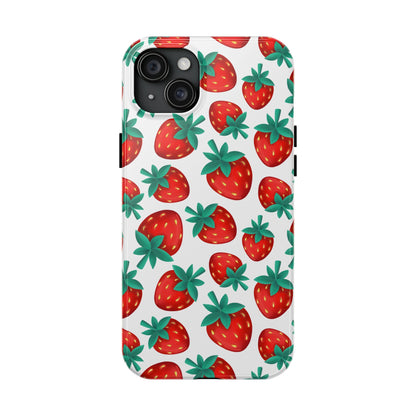 Strawberries - Tough Phone Case for iPhones and Samsung Smartphones