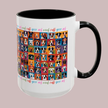 Dogs Mug - Pop Art Artisan Design