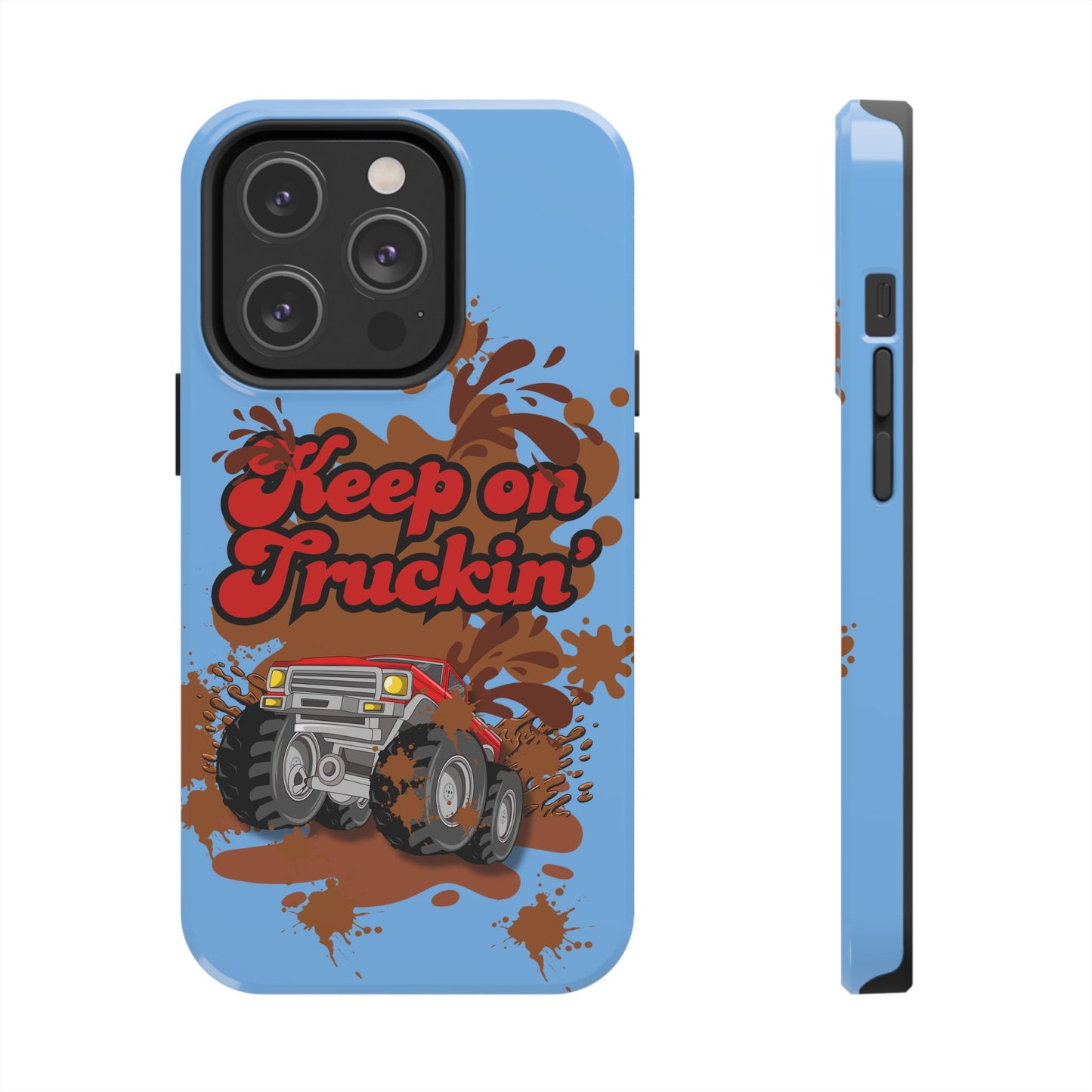 Keep on Truckin' in Blue - Tough Phone Case for iPhones and Samsung Smartphones