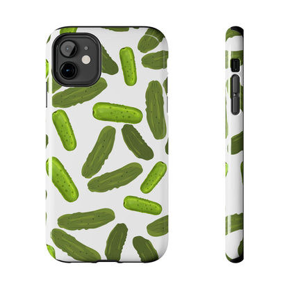 Humorous Pickles Design - Tough Phone Case for iPhones and Samsung Smartphones