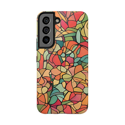 Abstract Vibrant Pattern - Tough Phone Case for iPhone and Samsung Smartphones