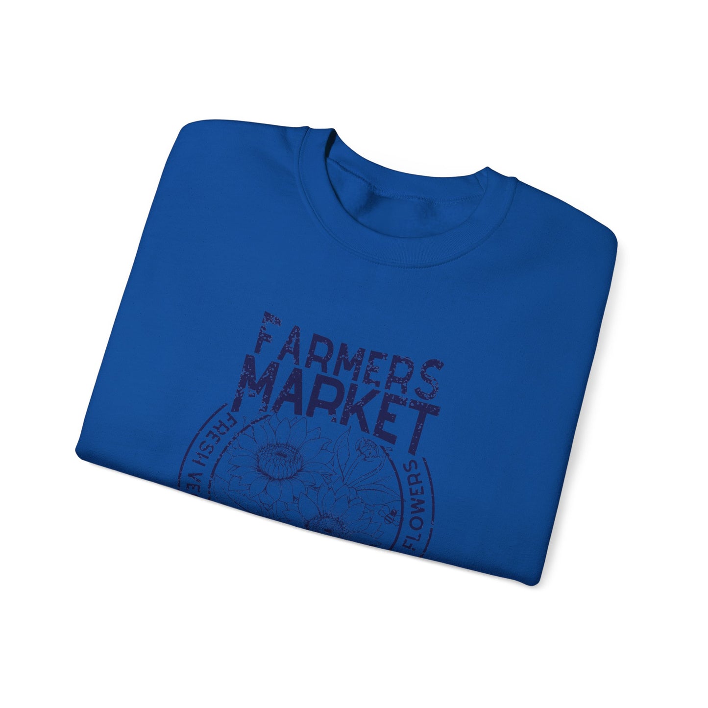 The Farmer's Market Monochromatic Design Unisex Sweatshirt - Women's