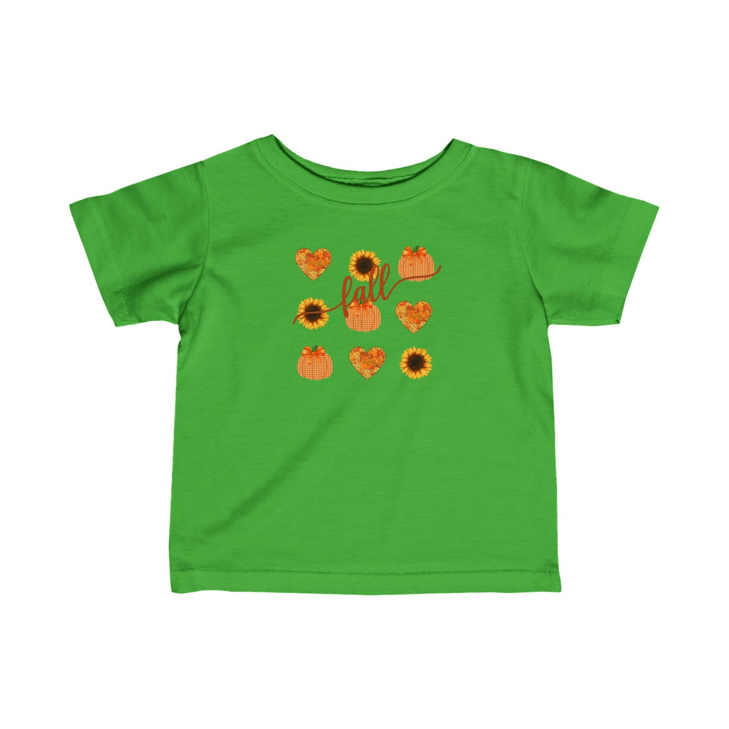 Fall Themed Infant Fine Jersey Tee