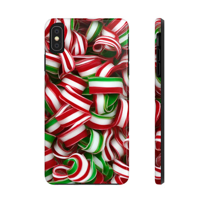 Christmas Ribbon Candy  - Tough Phone Case for iPhone and Samsung Smartphones