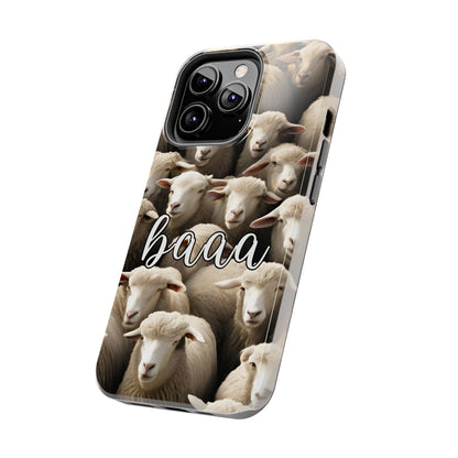 Sheep say Baaaa - Tough Phone Case for iPhone and Samsung Smartphones