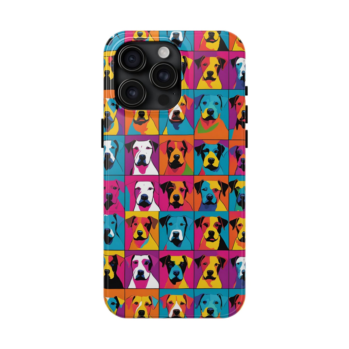 Colorful Dogs - Tough Phone Case for iPhones and Samsung Smartphones