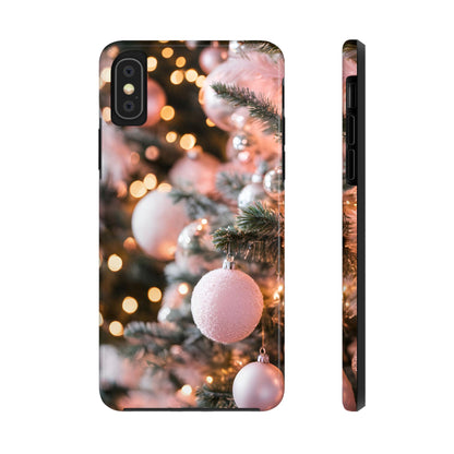 Pink Christmas - Tough Phone Case for iPhone and Samsung Smartphones