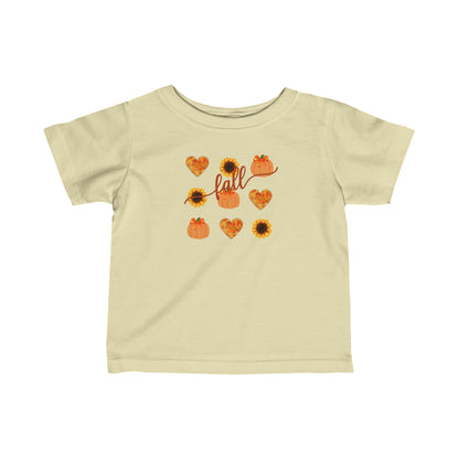 Fall Themed Infant Fine Jersey Tee