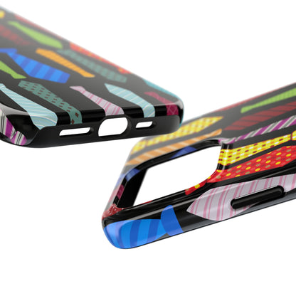 Colorful Neckties - Tough Phone Case for iPhone and Samsung Smartphones