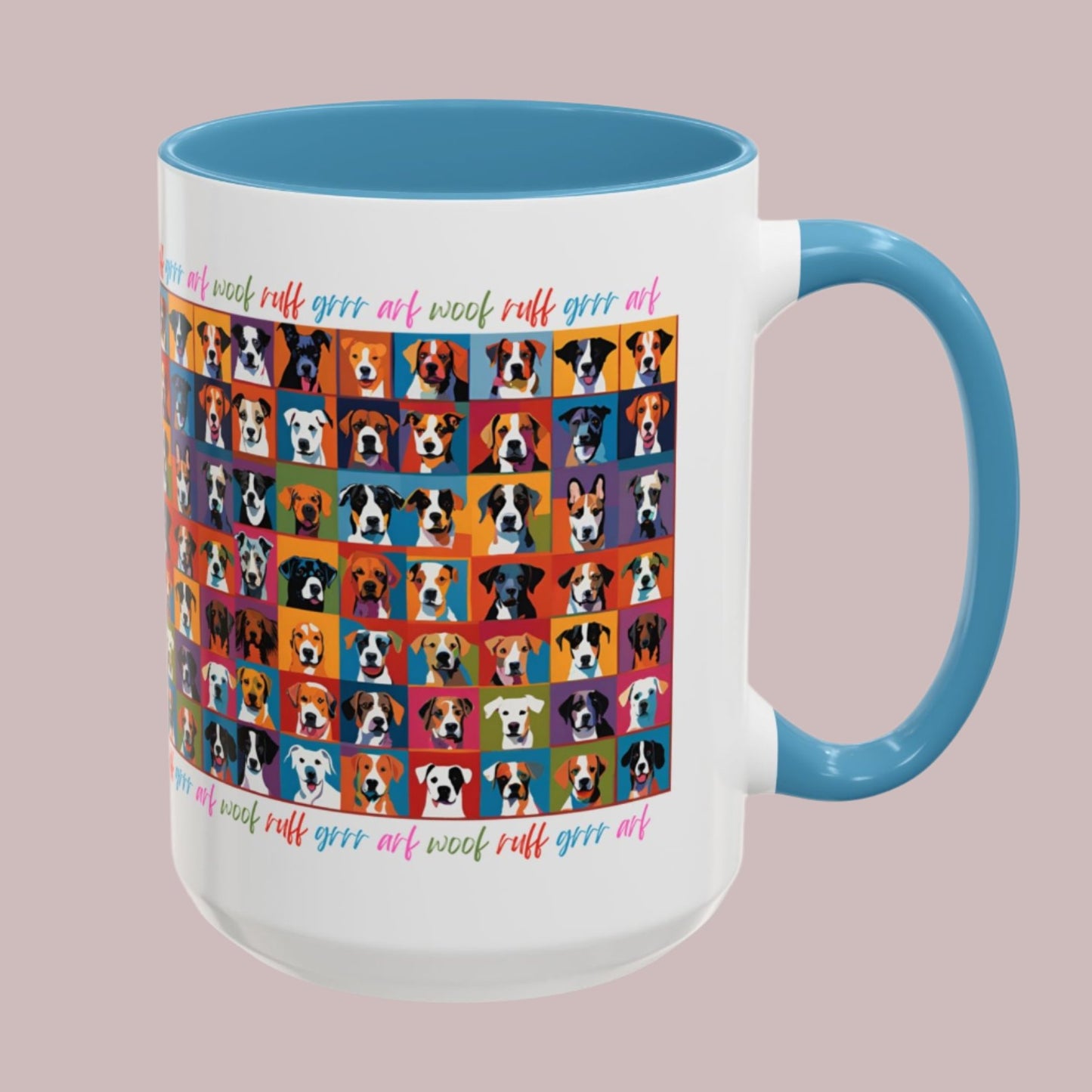 Dogs Mug - Pop Art Artisan Design