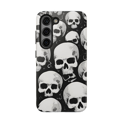 Creepy Skulls 2 - Tough Phone Case for iPhones and Samsung Smartphones