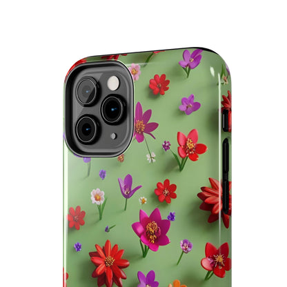 Tough Phone Cases - Summer Flowers in 3D
