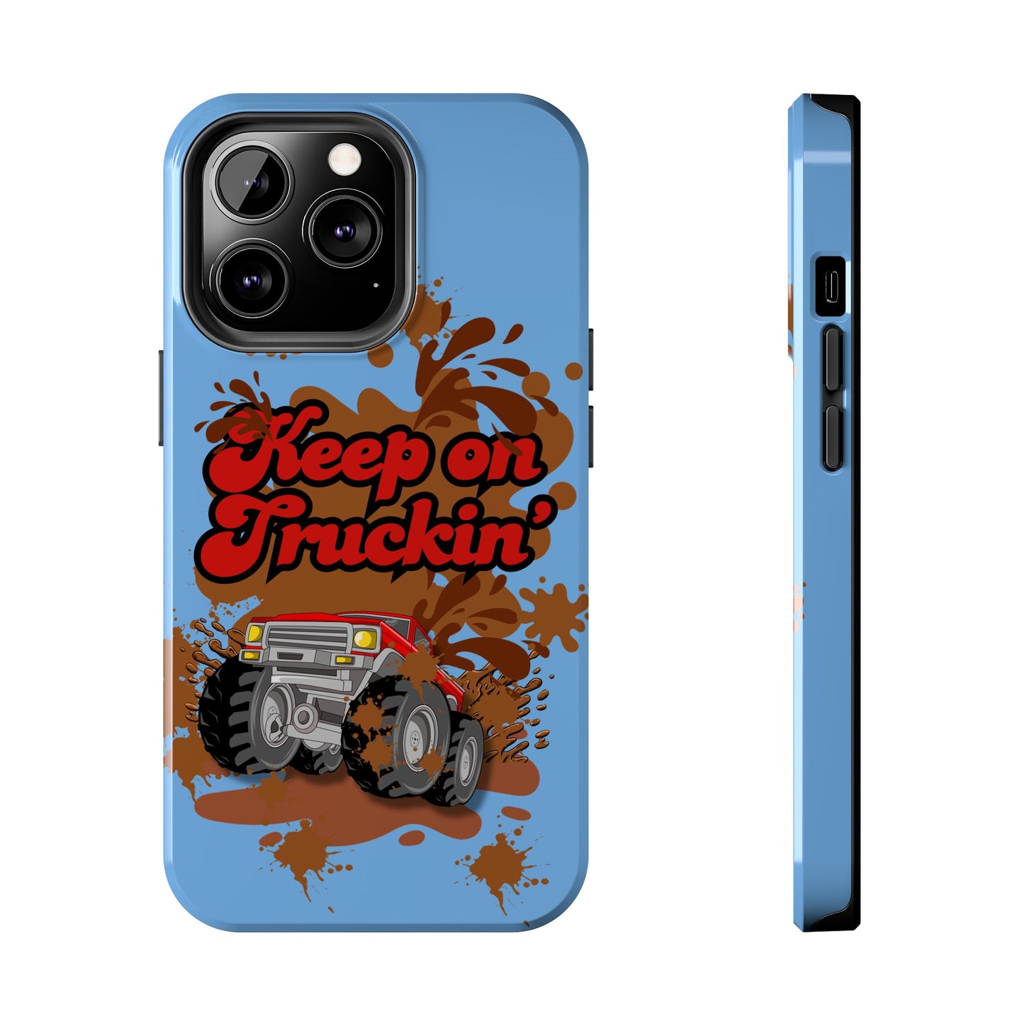 Keep on Truckin' in Blue - Tough Phone Case for iPhones and Samsung Smartphones