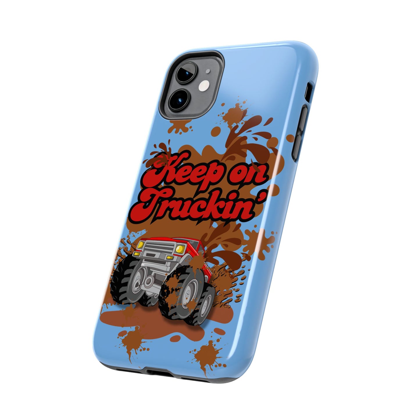 Keep on Truckin' in Blue - Tough Phone Case for iPhones and Samsung Smartphones