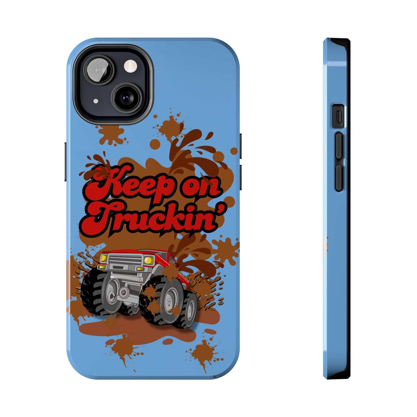 Keep on Truckin' in Blue - Tough Phone Case for iPhones and Samsung Smartphones