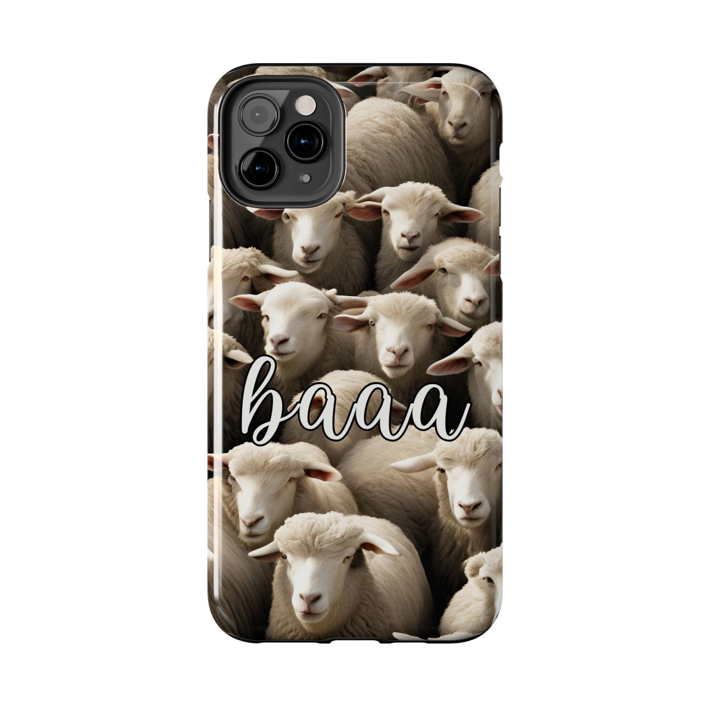 Sheep say Baaaa - Tough Phone Case for iPhone and Samsung Smartphones