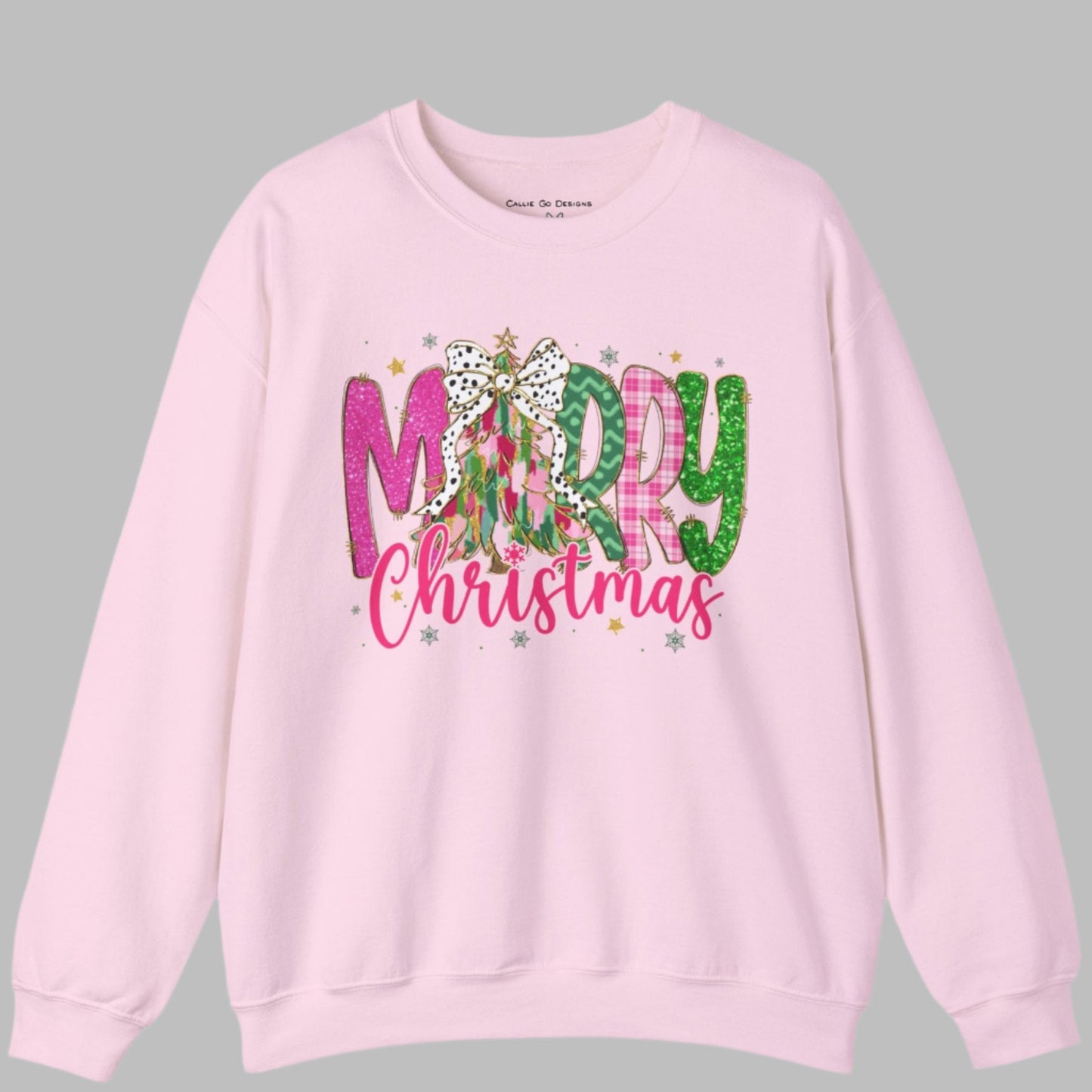 Merry Christmas Festive Unisex Heavy Blend™ Crewneck Sweatshirt