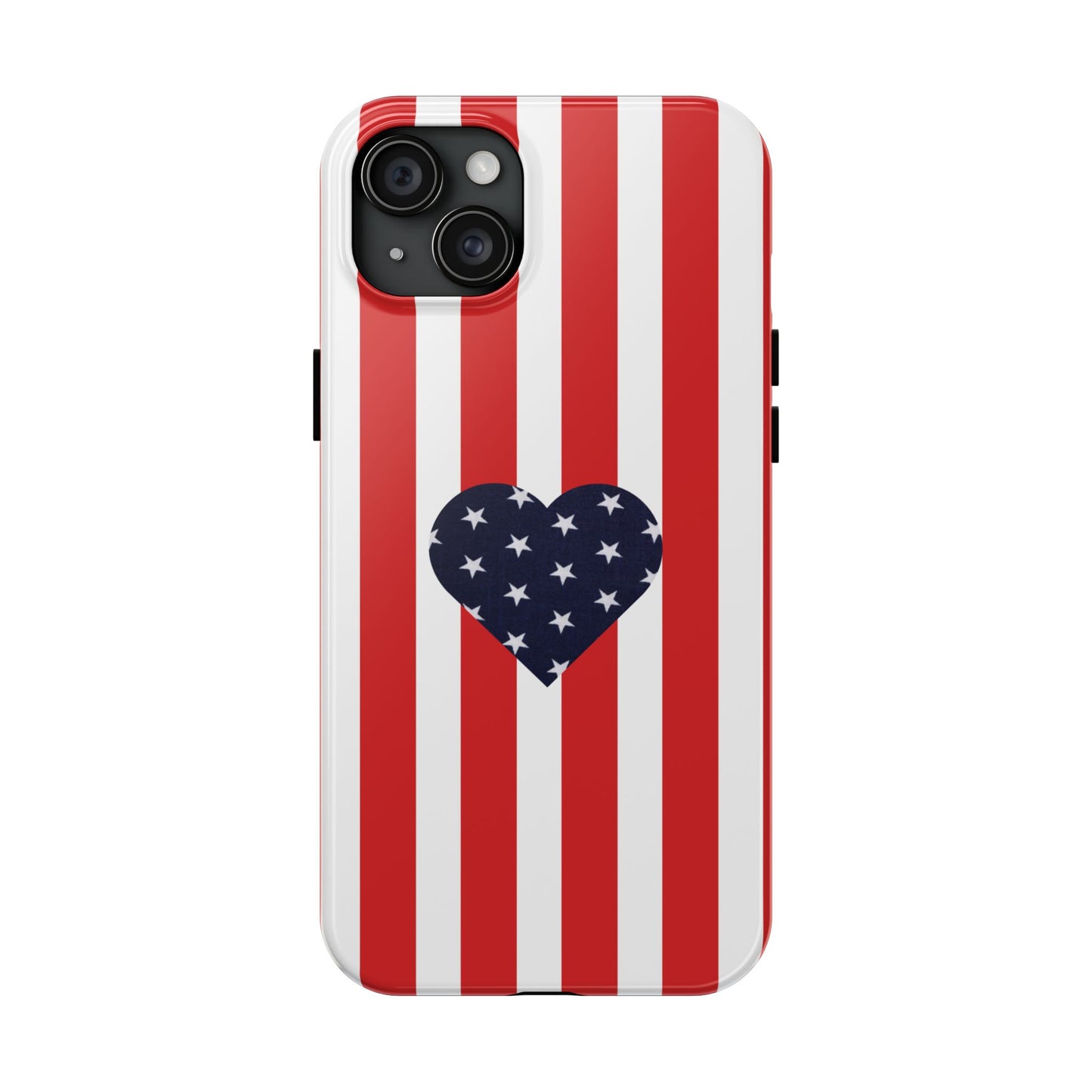 Stars and Stripes with Love - Tough Phone Case for iPhones and Samsung Smartphones