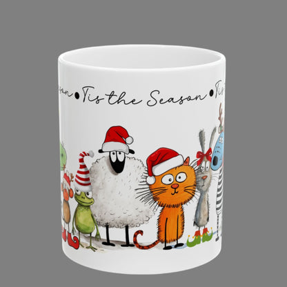 Mug - Quirky Christmas Friends 'Tis the Season'