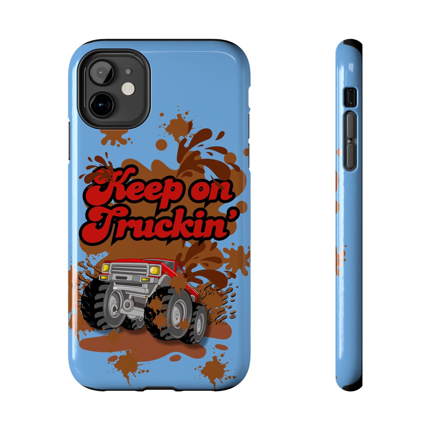 Keep on Truckin' in Blue - Tough Phone Case for iPhones and Samsung Smartphones