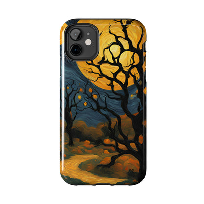 Phone Cases - Halloween Haunted Road Full Moon Design