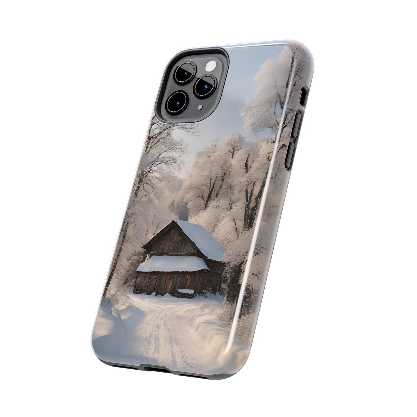 Winter Snow Scene Seasonal - Tough Phone Case