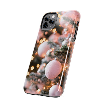 Pink Christmas - Tough Phone Case for iPhone and Samsung Smartphones