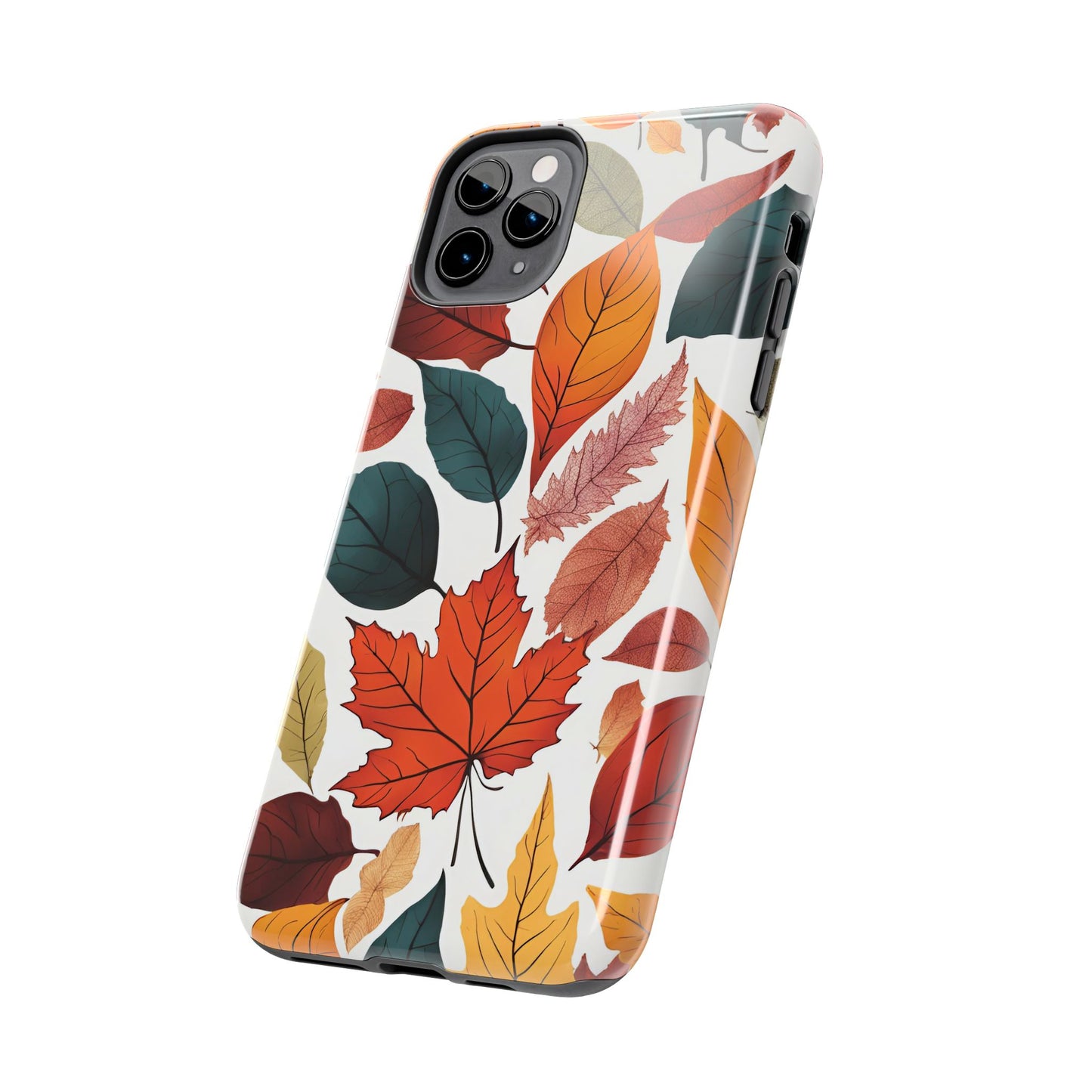 Falling Autumn Leaves - Tough Phone Case for iPhones and Samsung Smartphones