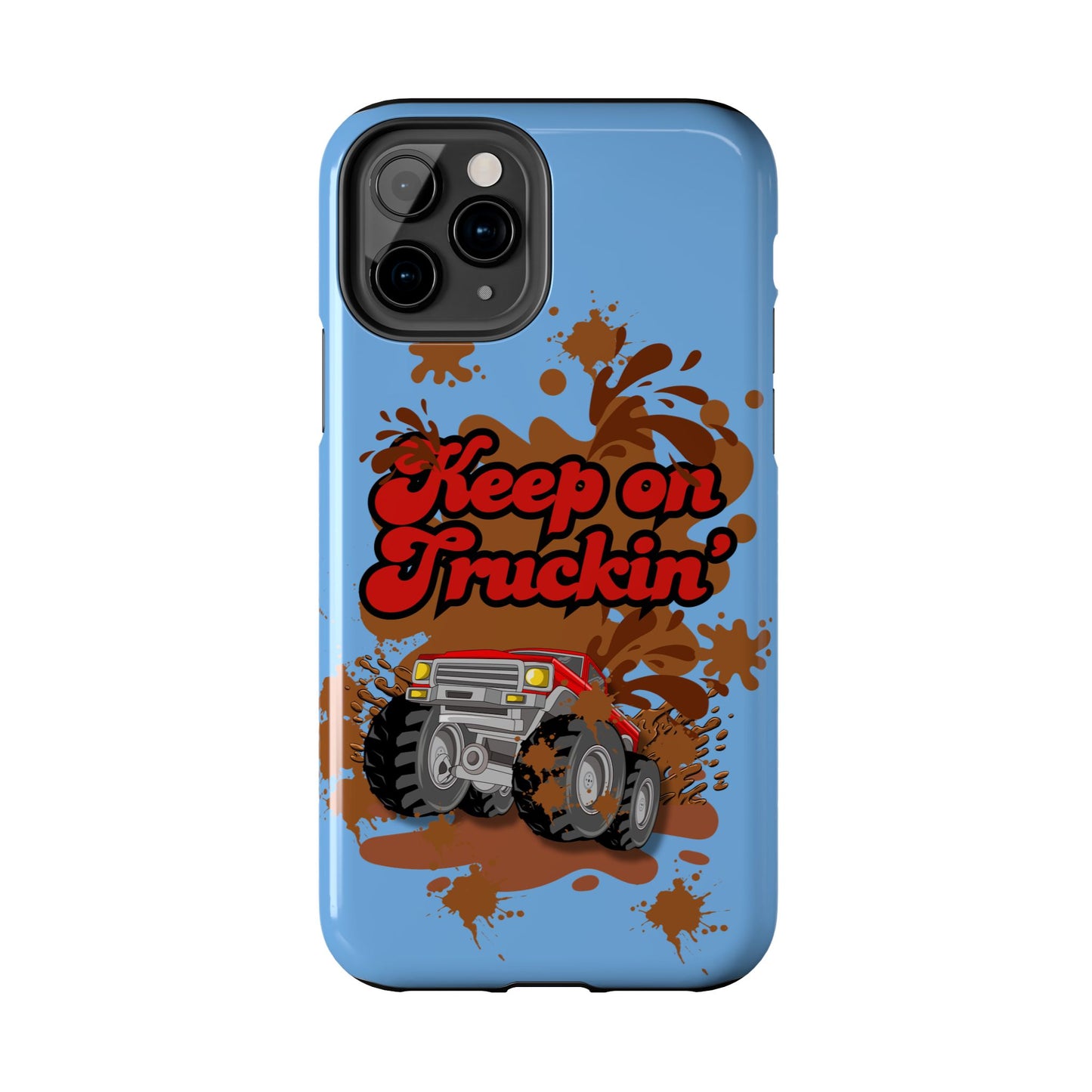 Keep on Truckin' in Blue - Tough Phone Case for iPhones and Samsung Smartphones