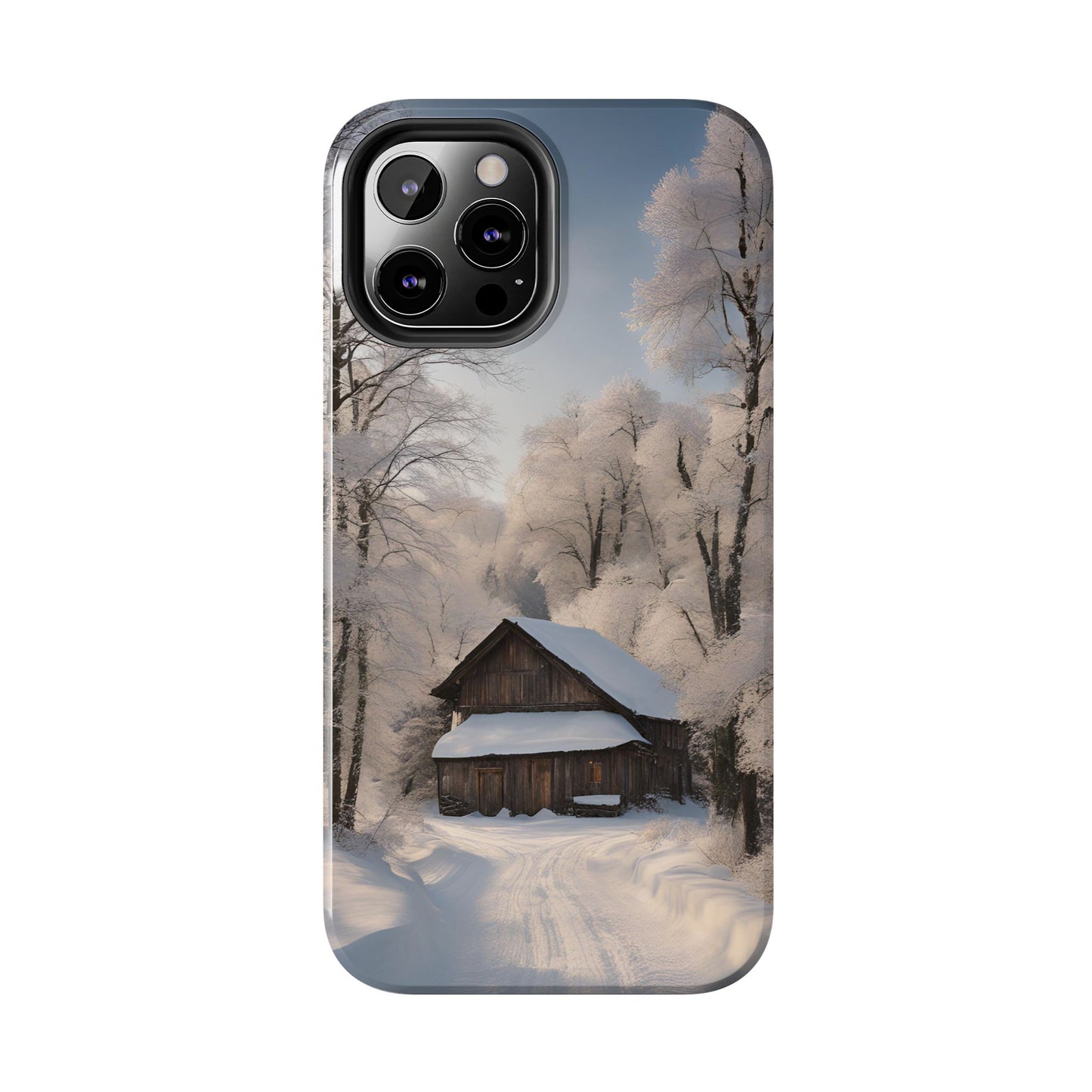 Winter Snow Scene Seasonal - Tough Phone Case