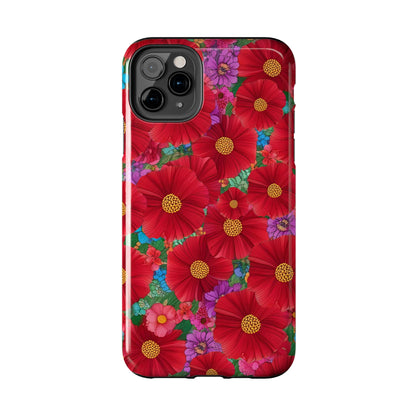 Tough Phone Cases - Beautiful Bold Red Poppies