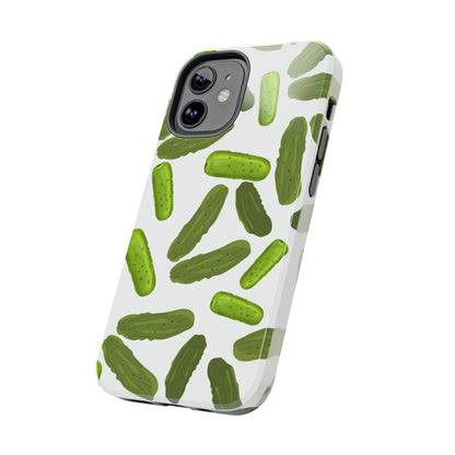 Humorous Pickles Design - Tough Phone Case for iPhones and Samsung Smartphones