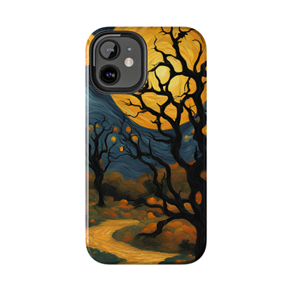 Phone Cases - Halloween Haunted Road Full Moon Design