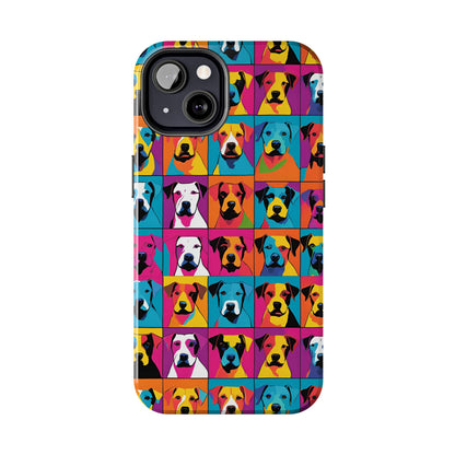 Colorful Dogs - Tough Phone Case for iPhones and Samsung Smartphones