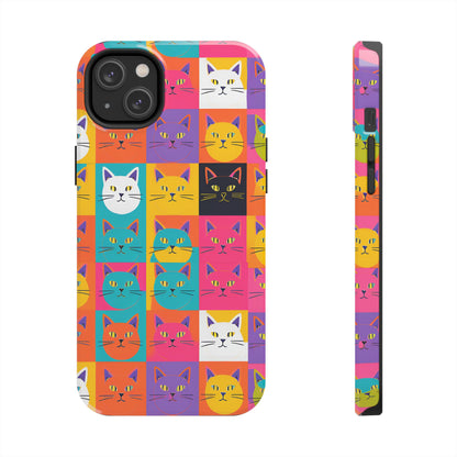 Cats in Pop Art - Tough Phone Case for iPhones and Samsung Smartphones