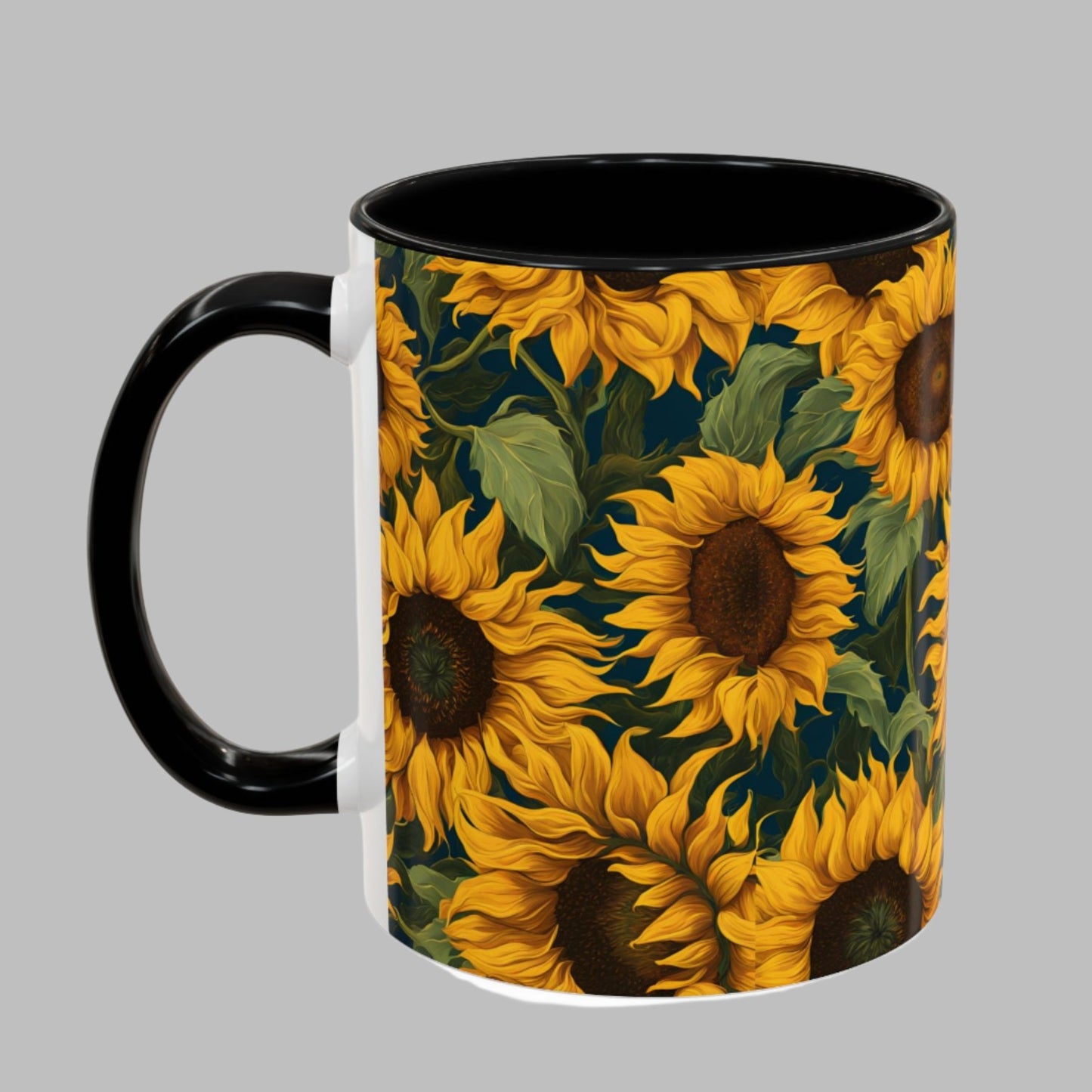 Coffee Mug Sunflowers Artful Flower Series 11oz 15oz