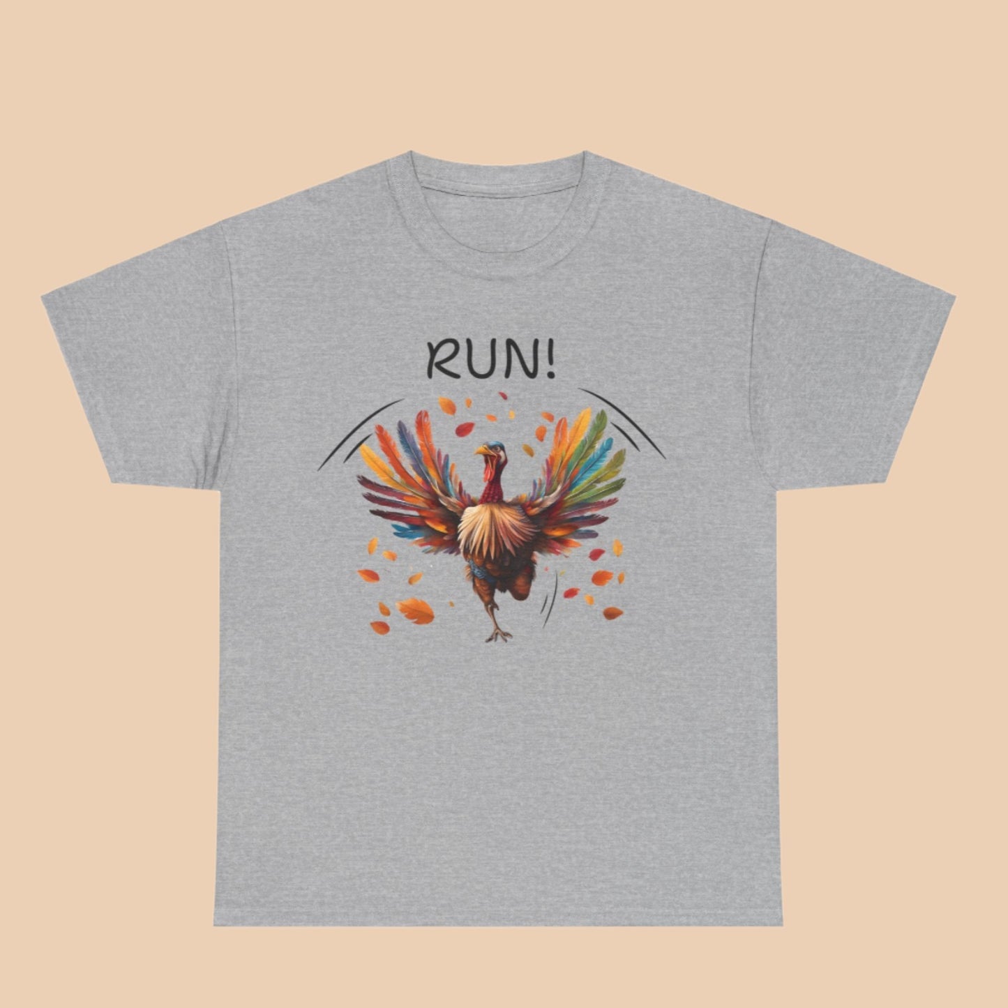 Funny Turkey Run Unisex Tee