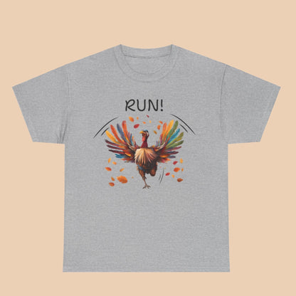 Funny Turkey Run Unisex Tee