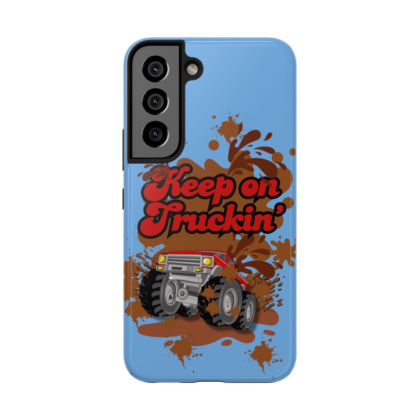 Keep on Truckin' in Blue - Tough Phone Case for iPhones and Samsung Smartphones