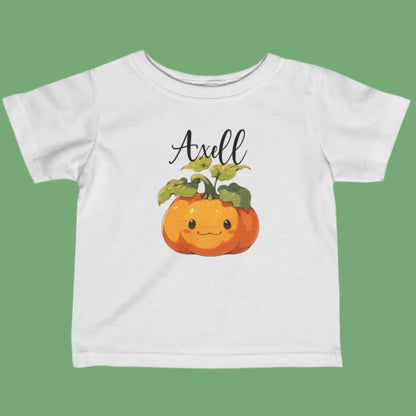 Personalized Pumpkin T-shirt for Infants and Toddlers Fall Halloween