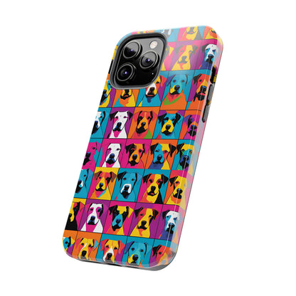 Colorful Dogs - Tough Phone Case for iPhones and Samsung Smartphones