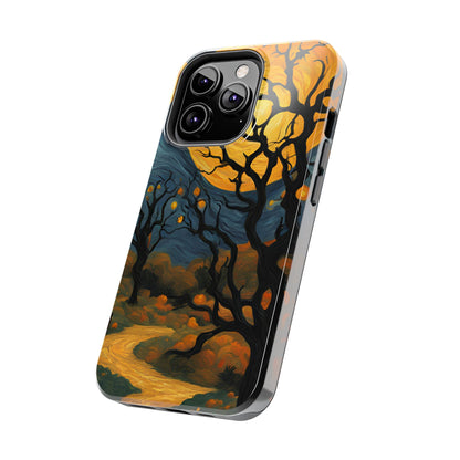 Phone Cases - Halloween Haunted Road Full Moon Design