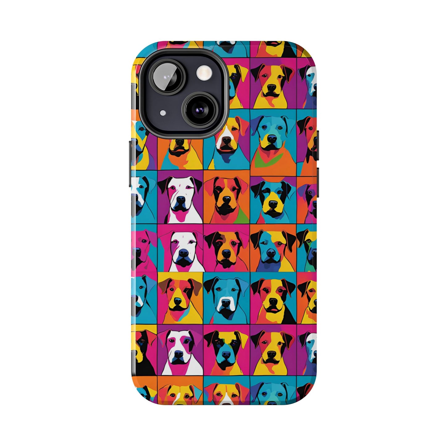 Colorful Dogs - Tough Phone Case for iPhones and Samsung Smartphones