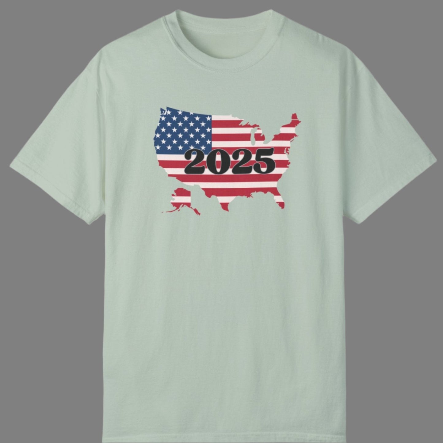 Garment-Dyed T-shirt - Red White and Blue 2025