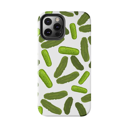 Humorous Pickles Design - Tough Phone Case for iPhones and Samsung Smartphones