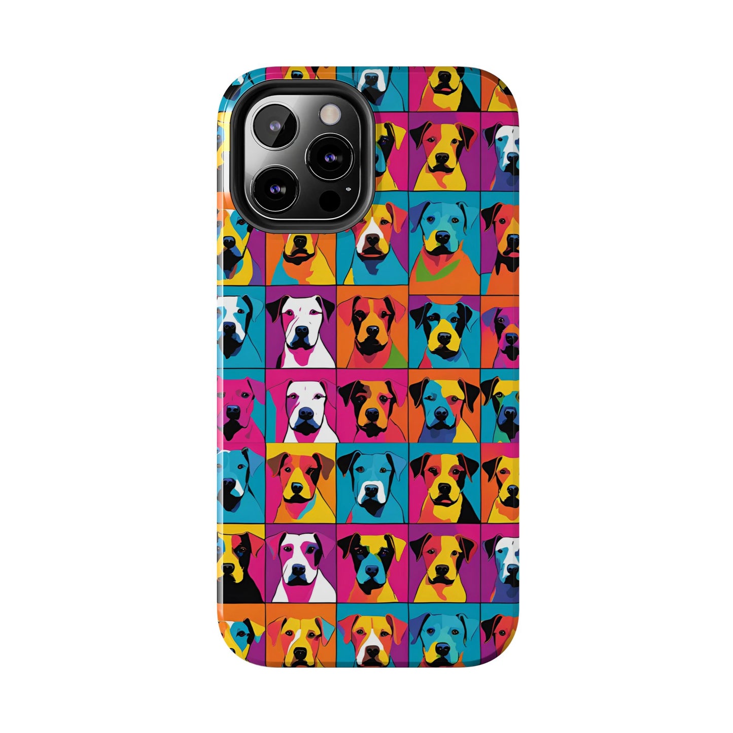 Colorful Dogs - Tough Phone Case for iPhones and Samsung Smartphones