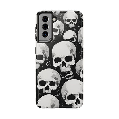 Creepy Skulls 2 - Tough Phone Case for iPhones and Samsung Smartphones