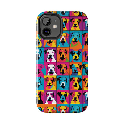 Colorful Dogs - Tough Phone Case for iPhones and Samsung Smartphones