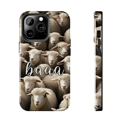 Sheep say Baaaa - Tough Phone Case for iPhone and Samsung Smartphones