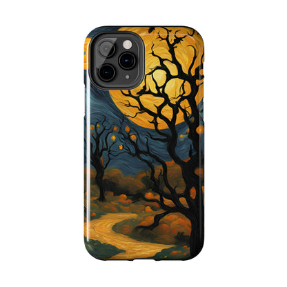 Phone Cases - Halloween Haunted Road Full Moon Design